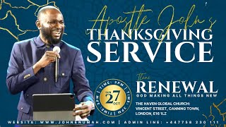 Thanksgiving Sunday Service at The Haven Church UK  London [upl. by Tybi]