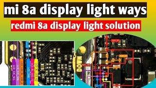 mi 8a display light ways😎redmi 8a lcd light solution 🔥redmi 8a display linght blinking [upl. by Fi]