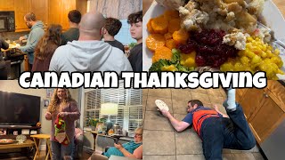 mom hosts all 14 of us for Canadian Thanksgiving we had a disaster [upl. by Lyon]