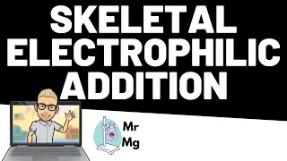 Electrophilic Addition in Skeletal Formula [upl. by Nivled]