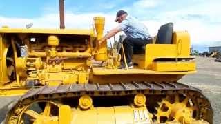 Dads Restored 1937 RD7 Caterpillar Crawler Tractor  Dad Takes It For A Drive [upl. by Fine]