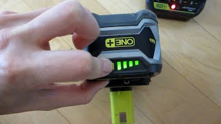 RYOBI 18v 4AH Battery P108 Review [upl. by Eldridge]