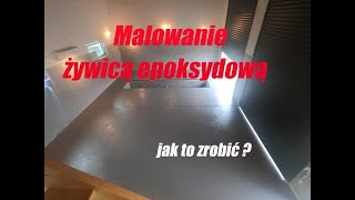 Szwagry malują posadzkę żywicą⭐Garaż marzeń⭐Budowa systemem gospodarczym I RMK PL I żonka pomaga ❤ [upl. by Hirst]