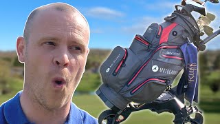 How Waterproof Is It Really Motocaddy Dry Series cart bag 2022 TESTED [upl. by Anilad489]