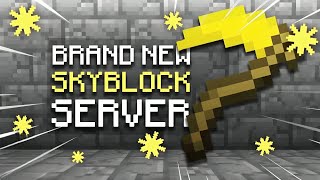 BRAND NEW OP SKYBLOCK SERVER OF 2024  Minecraft Skyblock  18  121 [upl. by Zoller]