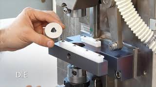 Facts amp Handling Demo  Single Punch Tablet Press  Charles Ischi AG  OSD Testing Technology [upl. by Adnara]