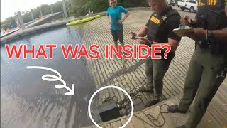 Unexpected Criminal Dump Site Magnet Fishing a Boat Ramp in Florida Sentry Safe [upl. by Avehstab8]