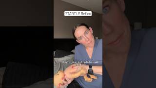 The Startle Reflex in Babies babyreflexes startlereflex newbornbabytips expectingmom newbaby [upl. by Aneerahs]