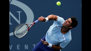 2017 US Open Philippoussis smacks a volley winner [upl. by Charlie40]