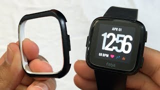 Fitbit Versa BUMPER Case Frame Black [upl. by Drus]