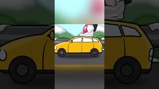 🚙 🚗 Road congestion shorts animation cartoon [upl. by Oiluarb]