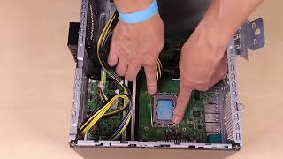 ThinkSystem ST50 V3 installing a system board [upl. by Brnaba]