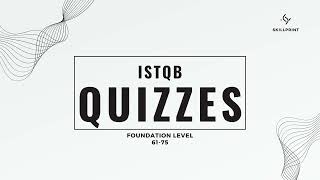 ISTQB FOUNDATION S1E5 [upl. by Zia]