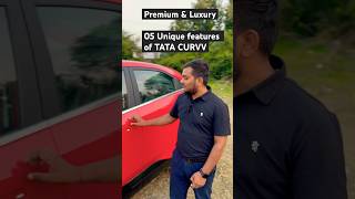 Premium amp Luxury  05 Unique features of TATA CURVV  shorts youtubeshorts shortsfeed tatacurvv [upl. by Ailemor]