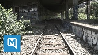 Geisterbahnhof im Olympiapark München Ein Rundgang im Video [upl. by Ecined84]