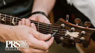 How To Make A Simple Truss Rod Adjustment  PRS Guitars [upl. by Sigfrid594]