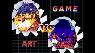 Art vs Game  Disneys Aladdin  West Version  Sega Genesis  Show 25 [upl. by Amo]