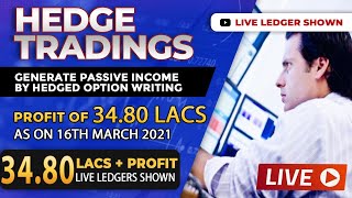 Hedge Trading  March 3480 Lac Passive Income Generated Live 16th March Open Positions [upl. by Dagley]