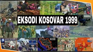 Ekzodi Kosovar 1999  Refugjatet Mars  Prill 99 Exkluzive  Albanian refugees in the Kosovo war [upl. by Konstantine]