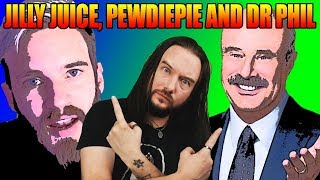 Jilly Juice PewDiePie amp Dr Phil Behind the Scenes [upl. by Airamanna]