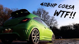 MADNESS 411BHP STAGE 45 VAUXHALL CORSA VXR HAS BLOWN MY MIND FASTEST ON THE ROAD [upl. by Spiro]