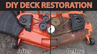 Lawn Mower Cutting Deck Restoration RZ 5424 [upl. by Noll235]