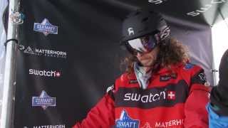 Sage Cattabriga Alosa  Backcountry Slopestyle run 1  Swatch Skiers Cup 2014 [upl. by Sherburn290]