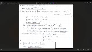 Equations différentielles du 1er ordre  Exercice [upl. by Darcey128]