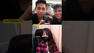 PRANK JADI CEWE PEMALU PART 2 ometv rizz shorts [upl. by Kcerred784]