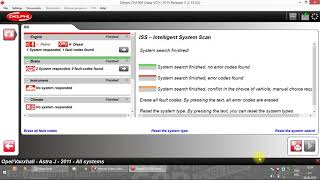 Opel Astra J  Delphi DS150e  ISS  Intelligent System Scan  Save amp Clear DTC codes [upl. by Jerri]