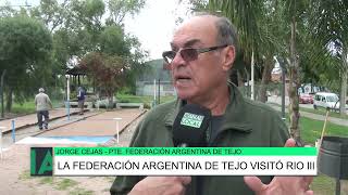 La federación argentina de tejo visitó Río Tercero Jorge Cejas [upl. by Willing]