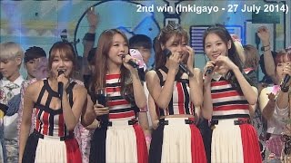 GIRLS DAY 걸스데이 Darling 달링 3 SHOW WINS COMPILATION [upl. by Seiter]