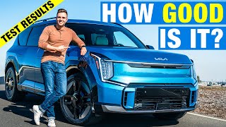 TESTED 2024 Kia EV9  More Than an Electric Telluride  Range Test Performance Interior amp More [upl. by Aicella]