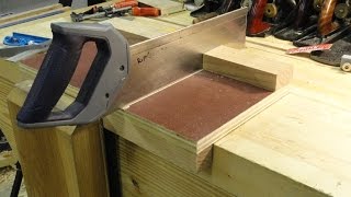 Make the deluxe but simple bench hook [upl. by Constancy]