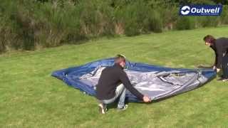 Outwell Cloud 5 Tent Pitching Video  Innovative Family Camping [upl. by Blossom]