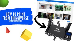 How to Print from Thingiverse [upl. by Maroj]