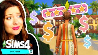 Can I Get Rich Running a 5STAR Luxury Resort in The Sims 4 For Rent [upl. by Ardnaxila]