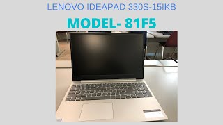 Great Laptop  LENOVO IDEAPAD 330S15IKB MODEL 81F5 [upl. by Carberry]