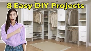 8 Easy DO IT YOURSELF PROJECTS 7 [upl. by Bud]