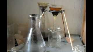 Filtering acidbase extraction [upl. by Basir]