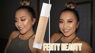 240 Fenty Beauty Foundation Review  Normal to Dry Skin [upl. by Fredelia]