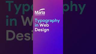 Typography in Web Design [upl. by Yrahk]