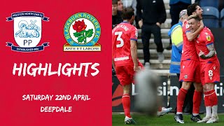 Highlights Preston North End v Blackburn Rovers [upl. by Bertram859]