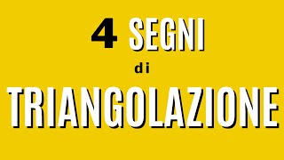 4 segni di una triangolazione psicologica [upl. by Alden420]