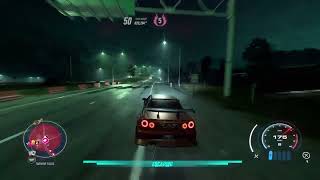 NFS Heat  Corvette cop goes 0200mph instantly after rhino [upl. by Zorina]