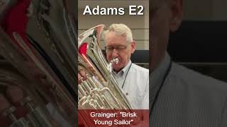 Comparing 3 Adams Euphoniums at GPRTEC E1 E2 E3 Gold Brass [upl. by Baxy]