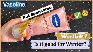 Vaseline GlutaHya dewy Radiance Serum in lotion Review  Vaseline Serum in lotion review winters [upl. by Edualcnaej867]