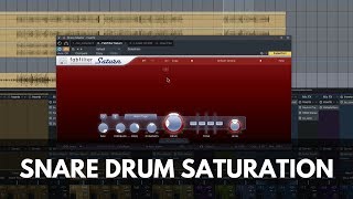 How To Mix a Snare Drum with Saturation [upl. by Eatnoled]