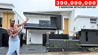 INSIDE THIS 390000000 MILLION NAIRA 5 BEDROOM DETACHED DUPLEX IN LEKKI LAGOS NIGERIA [upl. by Carleen]