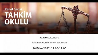 39 Panel  Tahkimde Kişisel Verilerin Korunması [upl. by Guinna]